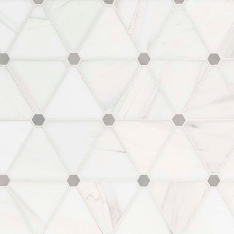 MSI Bianco Dolomite Pinwheel Tile