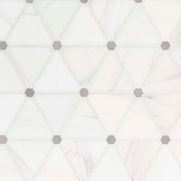 MSI Bianco Dolomite Pinwheel Tile — Natural Stone Mosaic polished