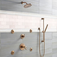 MSI Bianco Dolomite Polished Subway Tile 3x6 — surface detail in natural tonality