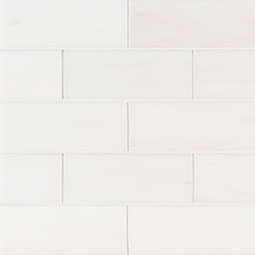 Bianco Dolomite Polished Subway Tile 3x6