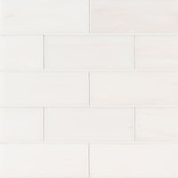 MSI Bianco Dolomite Polished Subway Tile 3x6 — Natural Stone Mosaic