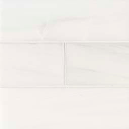 Bianco Dolomite Polished Subway Tile 4x12
