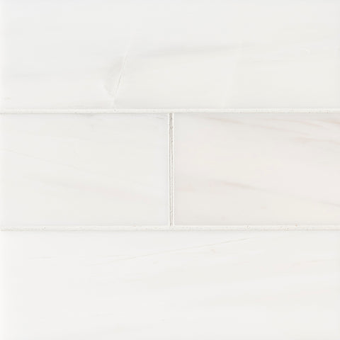 MSI Bianco Dolomite Polished Subway Tile 4x12