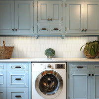 MSI Bianco Glossy Ellipse Tile — surface detail in natural tonality
