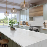MSI Bianco Glossy Ellipse Tile — surface detail in natural tonality