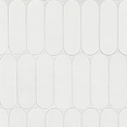 Bianco Glossy Ellipse Tile