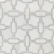 Bianco Gridwork Polished Tile