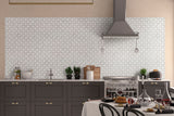 MSI Bianco Dolomite Starlite Marble Geometric Tile