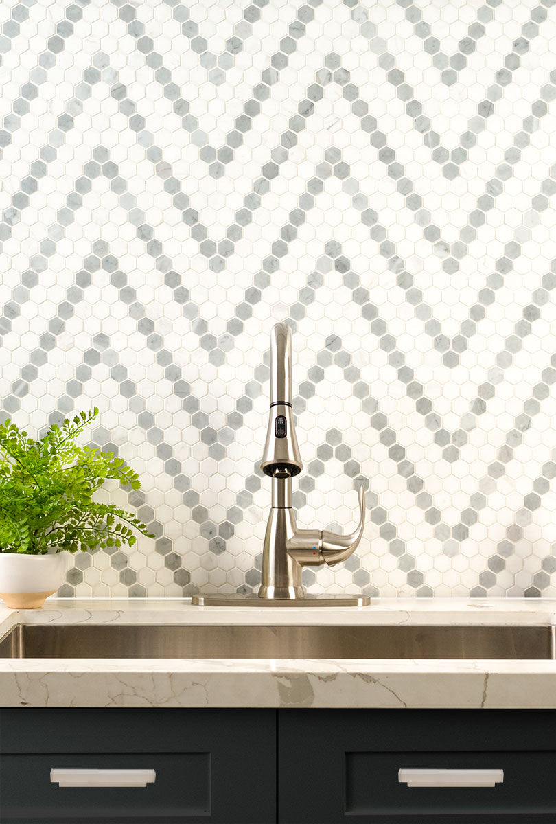 MSI Bianco Dolomite Sazi Polished — surface detail in natural tonality