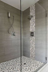 MSI Black and White Pebbles Mosaic