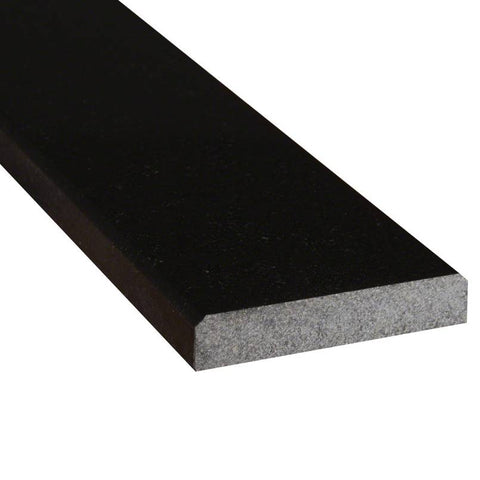 MSI Black Granite 4x36x0.75 Polished Double Beveled Threshold