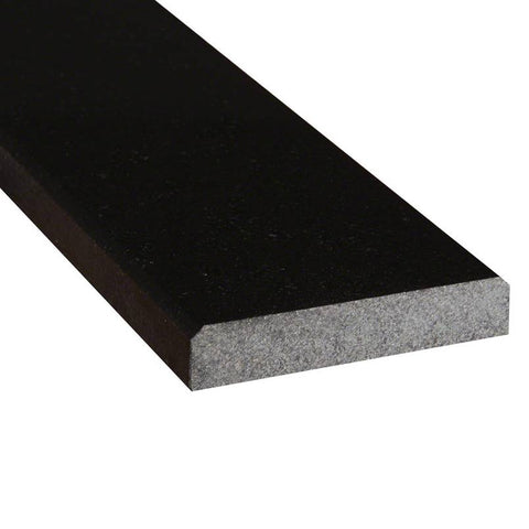 MSI Black Granite 5x36x0.75 Polished Double Beveled Threshold