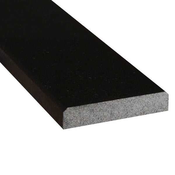 MSI Black Granite 5x36x0.75 Polished Double Beveled Threshold