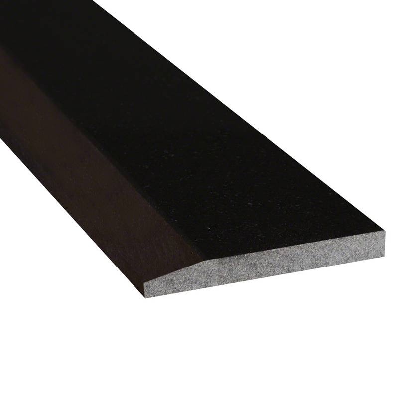 MSI Black Granite 6x36x0.75 Polished Single Hollywood Threshold — Marble Threshold in black tonality