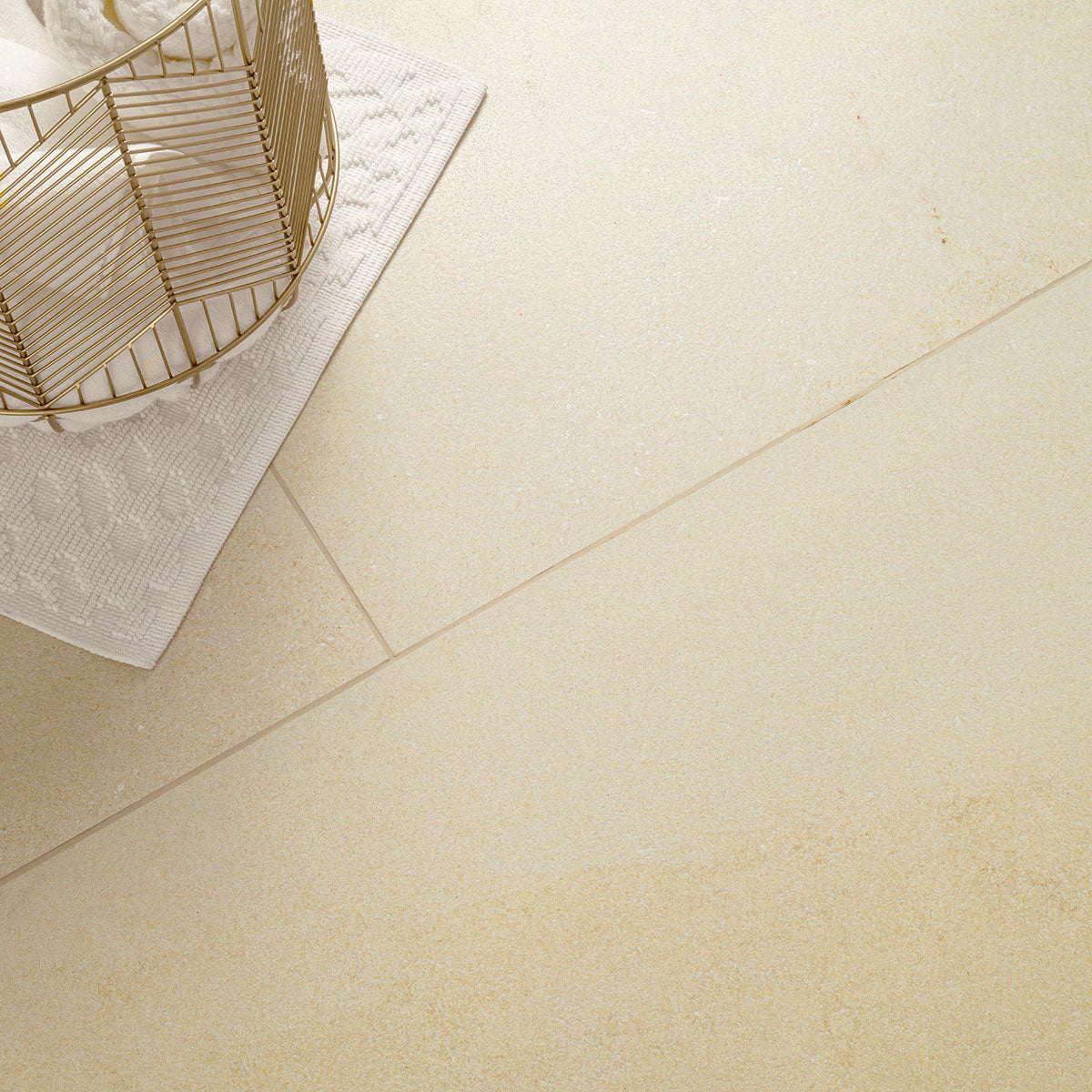 MSI Chateau Luna Blanc Porcelain Tile — room scene
