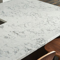 MSI Blanca Arabescato Quartz — surface detail in natural tonality