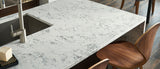 MSI Blanca Arabescato - Quartz Island Countertop