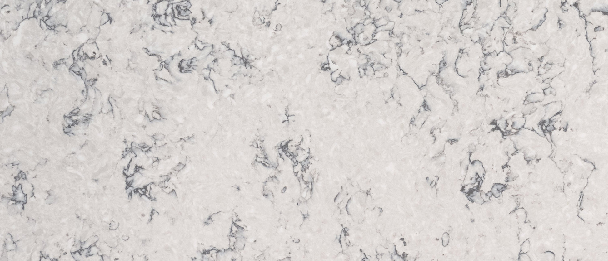 MSI Blanca Arabescato quartz slab close up