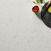 MSI Blanca Statuarietto Quartz — surface detail in natural tonality