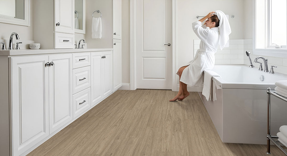 MSI Wilmont Bleached Elm Luxury Vinyl Plank Flooring — surface detail in natural tonality