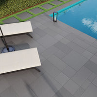 MSI True Bluestone Porcelain Paver — surface detail in natural tonality