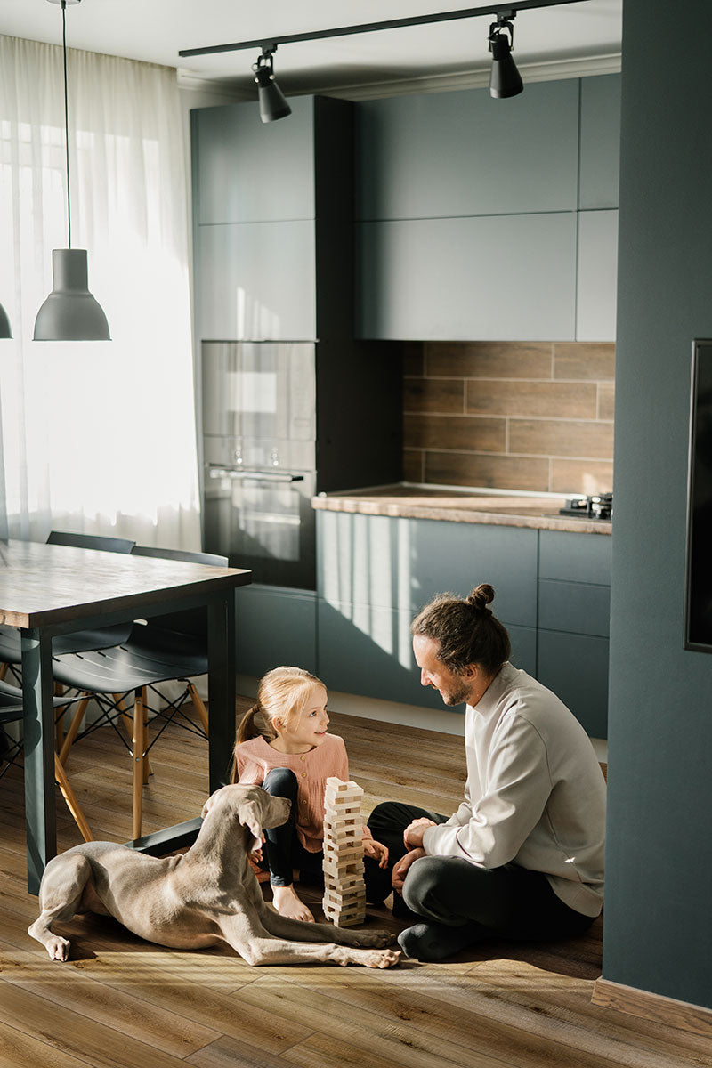 MSI Andover Blythe Luxury Vinyl Plank Flooring — surface detail in natural tonality
