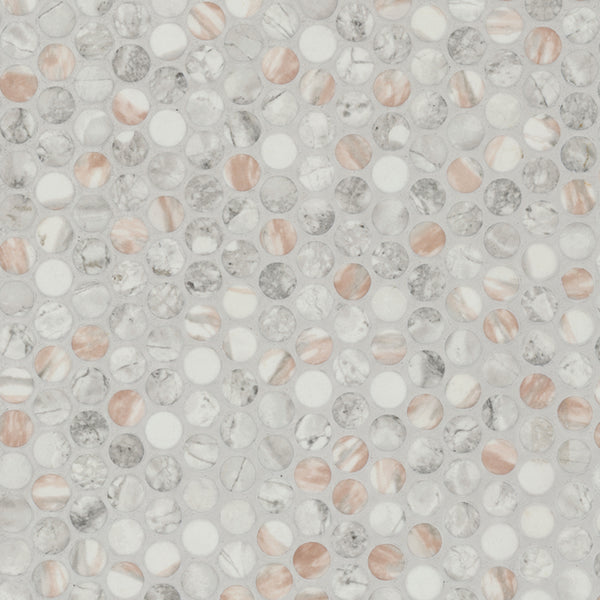 MSI Briar Rosa Penny Round Tile