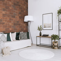 MSI Brickstone Red 5x10 Brick Tile — surface detail in natural tonality