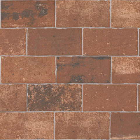 MSI Brickstone Red 5x10 Brick Tile