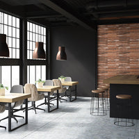 MSI Brickstone Red Porcelain Tile 2x18 — surface detail in natural tonality