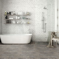 MSI Brickstone Taupe 5x10 Brick Tile — surface detail in taupe tonality
