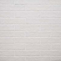 MSI Brickstone White 2x10 Brick Tile — Porcelain Wall Tile in white tonality