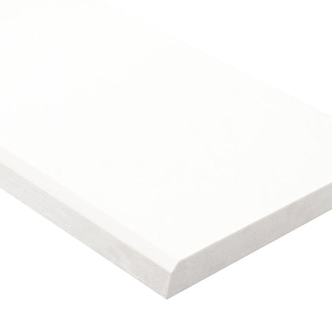 MSI Bright White 4x24x0.62 Polished Double Beveled Threshold
