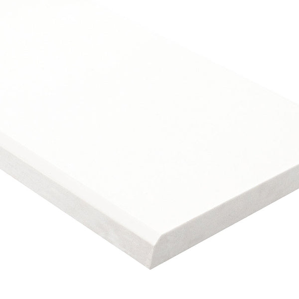 MSI Bright White 4x24x0.62 Polished Double Beveled Threshold