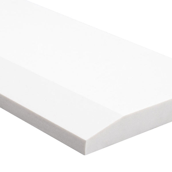 MSI Bright White 5x30x0.62 Polished Single Hollywood Threshold