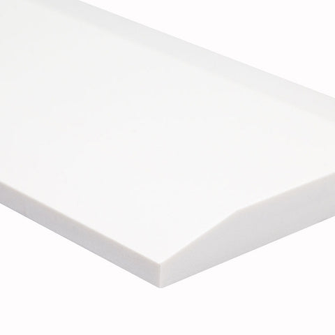 MSI Bright White 5x36x0.62 Polished Double Hollywood Threshold