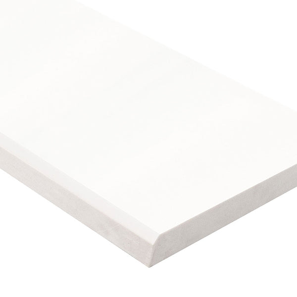 MSI Bright White 6x36x0.62 Polished Double Beveled Threshold