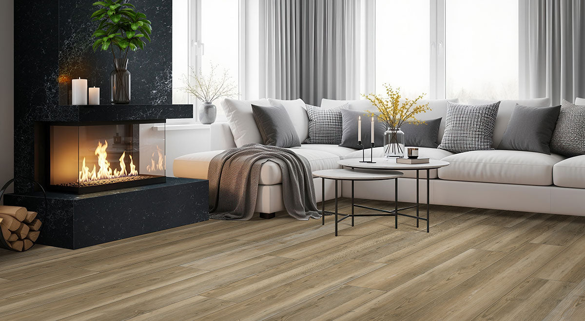 MSI XL Prescott Brookings Luxury Vinyl Plank Flooring — surface detail in natural tonality