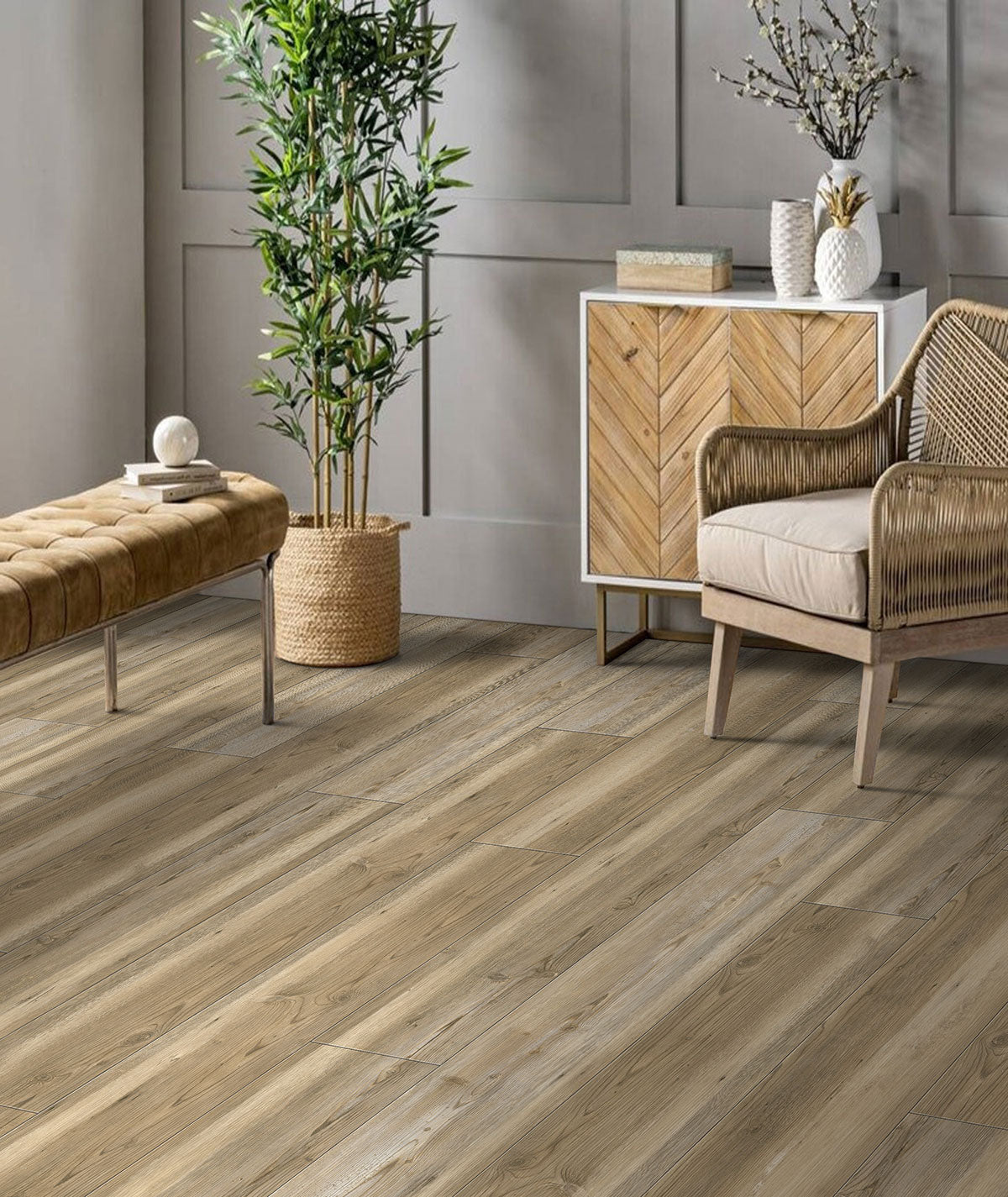MSI XL Cyrus Brookings Luxury Vinyl Plank Flooring — surface detail in natural tonality