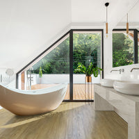 MSI Prescott Brookline Luxury Vinyl Plank Flooring — surface detail in natural tonality