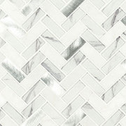 Bytle Bianco Herringbone Tile