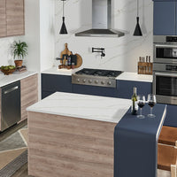 MSI Calacatta Arno Quartz — surface detail in natural tonality