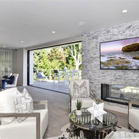 MSI Calacatta Cressa Rockmount — surface detail in natural tonality