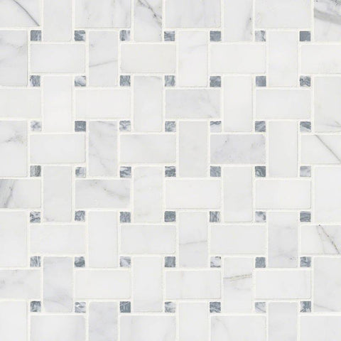 MSI Calacatta Cressa Basketweave Tile