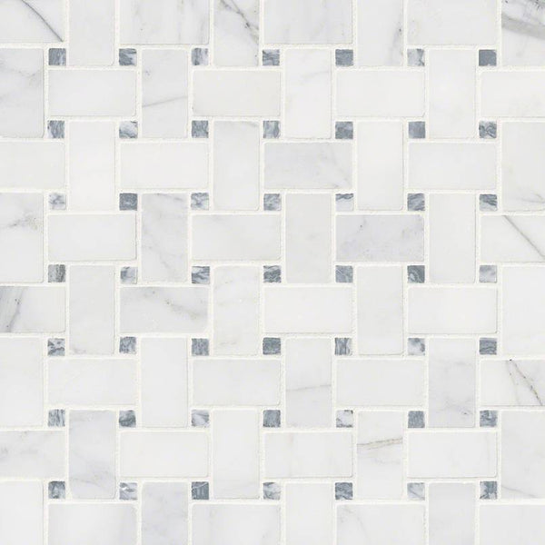 MSI Calacatta Cressa Basketweave Tile