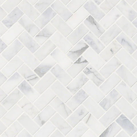 MSI Calacatta Cressa Honed Herringbone Tile
