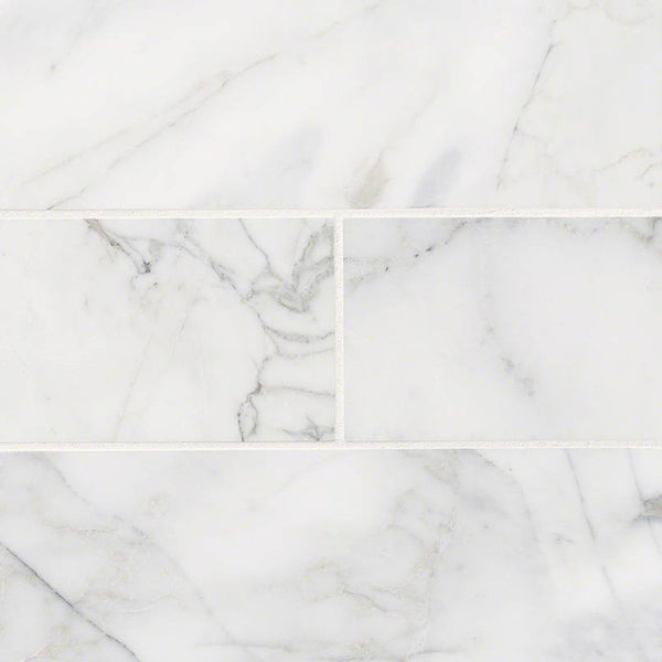 MSI Calacatta Cressa Marble Subway Tile 4x12