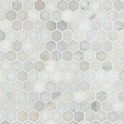Calacatta Gold 1” Hexagon Mosaic Tile