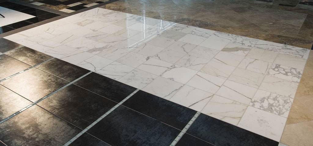 MSI Calacatta — surface detail in natural tonality quarried heritage stone slab for residential install