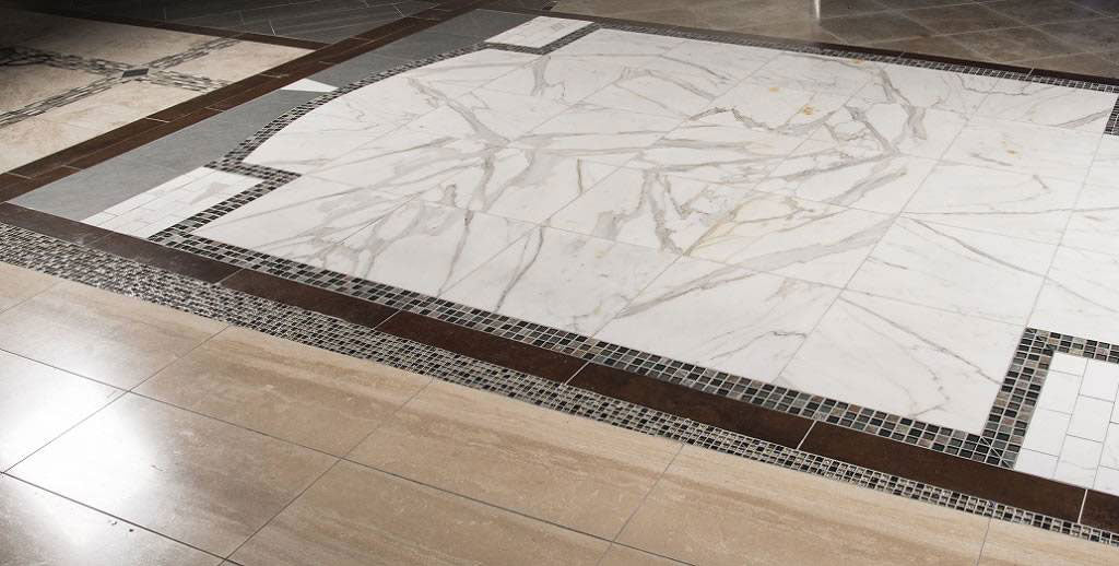 MSI Calacatta Marble — surface detail in natural tonality quarried heritage stone slab for residential install